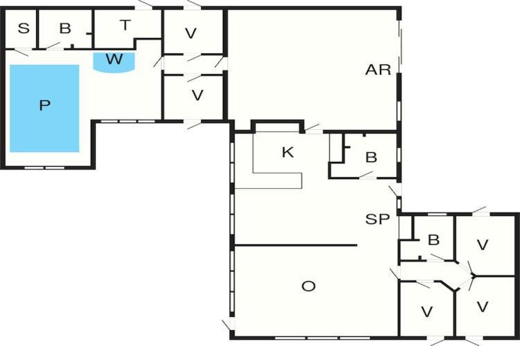 Five-Bedroom Holiday Home In Lokken 3 Zewnętrze zdjęcie